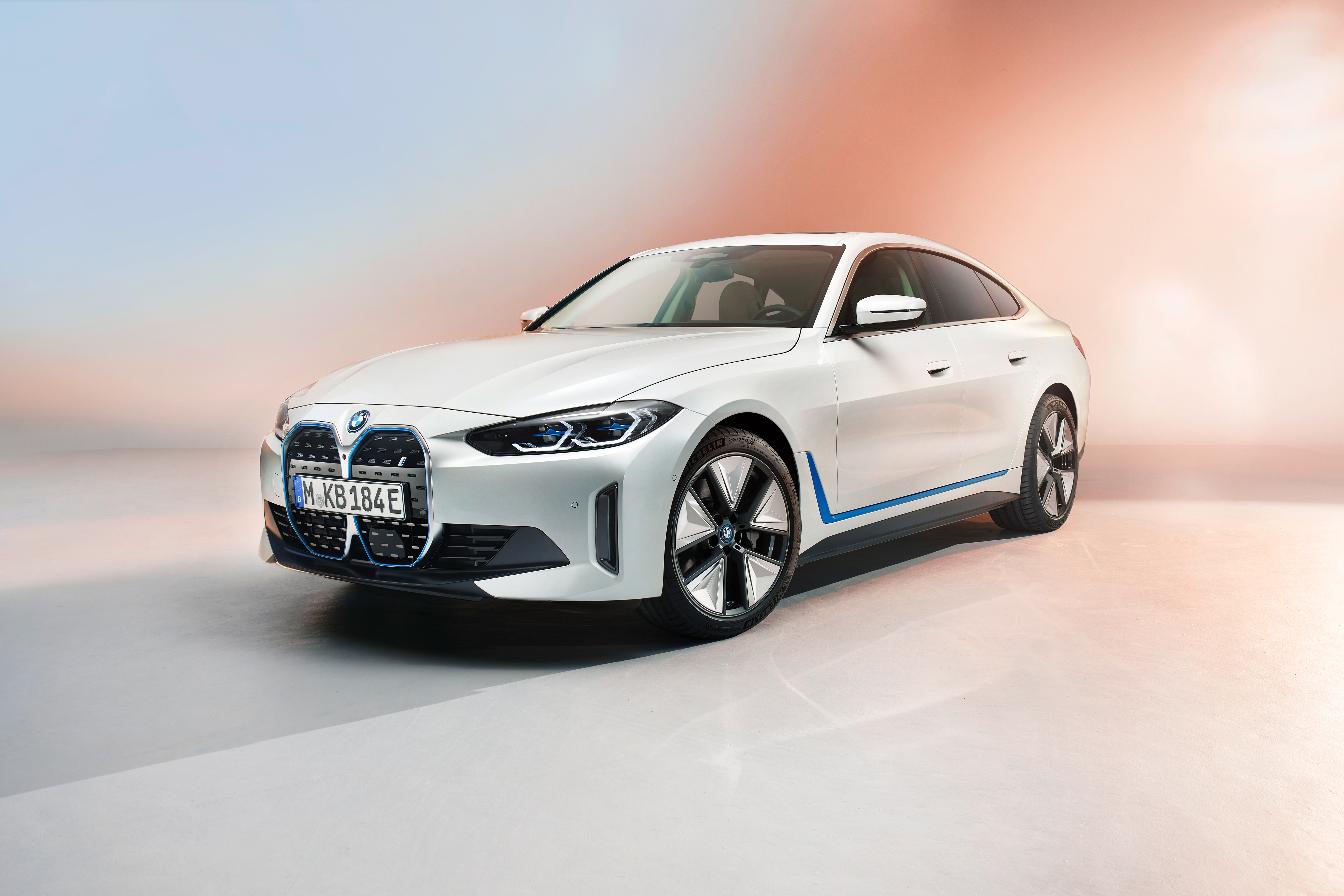 A glimpse of the first ever all-electric BMW i4